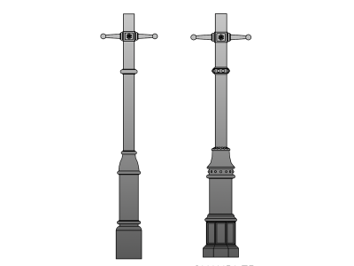 Straight Tubular Heritage Columns